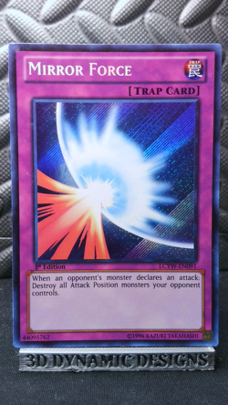 | Yugioh Mirror Force LCYW-EN091 1st Secret Rare Legendary Yugis World NM 🔥 | - Image 1