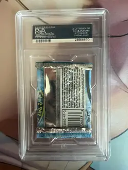 Yu-Gi-Oh 2002 Legend of Blue Eyes White Dragon 1st Edition Pack PSA 8 NM-MT - Image 3