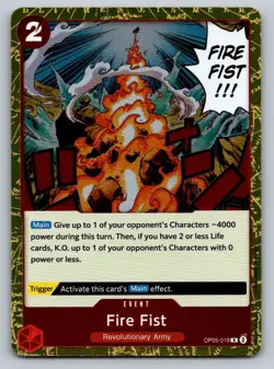 Fire Fist OP05-019 One Piece FOIL Card - Image 1