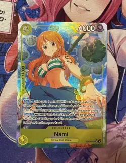 One Piece Card Game Nami SR Alt Art EB03-053 English NM Heroines Edition - Image 1