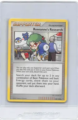 Roseanne's Research 125/132 - NON-HOLO - Secret Wonders - 2007 Pokemon Card - NM - Image 1