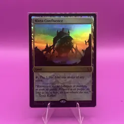 MTG Magic the Gathering Mana Confluence Land Card Commander Legends Foil - Image 1