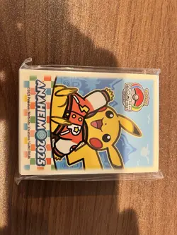 Pokemon World Championships 2025 Anaheim Card Sleeves - Image 1