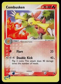 Pokemon Card - Combusken Ruby and Sapphire 27/109 Uncommon Reverse Holo - Image 1