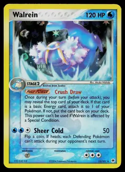 Pokemon Card - Walrein Hidden Legends 15/101 Reverse Holo Rare - Image 1