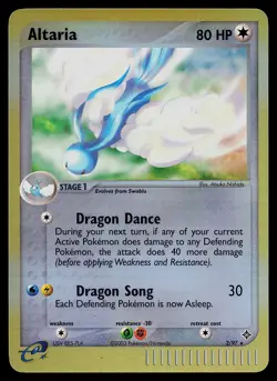 Pokemon Card - Altaria Dragon 2/97 Holo Rare Reverse Holo - Image 1