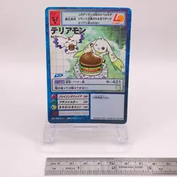 Terriermon Promo rare Digimon Card Game Bandai Japan Vintage Bo2L C52 - Image 2