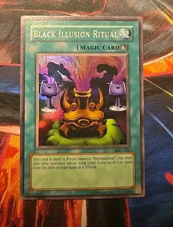 Yu-Gi-Oh! Black Illusion Ritual MRL-051 Magic Ruler Unlimited Vintage Card - Image 1