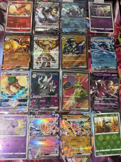 Pokemon 16 Card Lot nm V Max Mega Amazing Ex HOLO Rare Hits Only C34 - Image 1