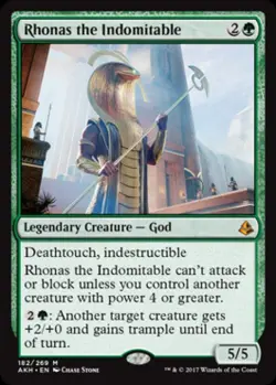 Rhonas the Indomitable -Foil Near Mint MTG Amonkhet - Image 1