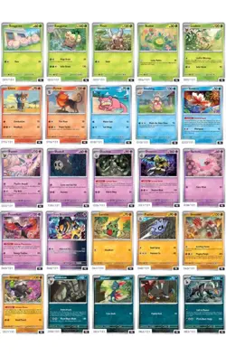 Pokemon TCG Prismatic Evolutions - Complete Base Set C/UC/Rare Holo - 100 Cards - Image 2