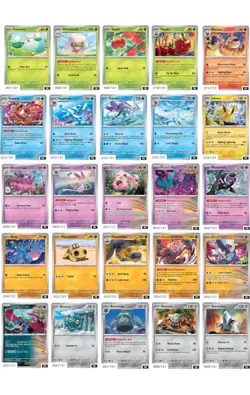 Pokemon TCG Prismatic Evolutions - Complete Base Set C/UC/Rare Holo - 100 Cards - Image 3