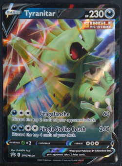 Tyranitar V - Holo Promo #SWSH109 SWSH: Sword & Shield Promo Cards NM - Image 1