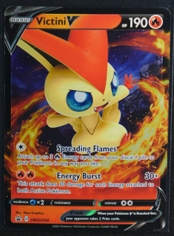 Victini V - Holo Promo #SWSH104 SWSH: Sword & Shield Promo Cards LP - Image 1