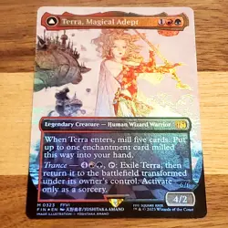 1x Terra, Magical Adept, Borderless Art Foil - 0323, Final Fantasy MTG NM 002 - Image 1