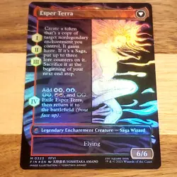 1x Terra, Magical Adept, Borderless Art Foil - 0323, Final Fantasy MTG NM 002 - Image 2