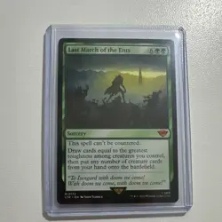 Magic: The Gathering Last March of the Ents Sorcery Green Mythic LTR Regular EN - Image 1