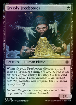 MTG Greedy Freebooter Foil ** The Lost Caverns of Ixalan ** English - Image 1