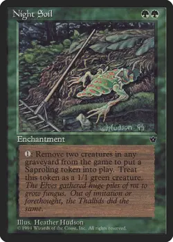 Night Soil (71b) – Fallen Empires FEM – MTG Magic the Gathering - Image 1
