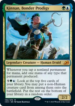 1x Kinnan, Bonder Prodigy NM-Mint, English Ikoria: Lair of Behemoths MTG Magic - Image 1