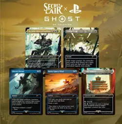 Secret Lair x Ghost of Tsushima MTG Playstation Secret Lair Drop NON-FOIL Sealed - Image 3