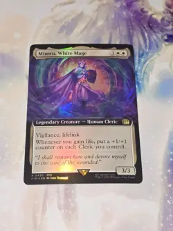 FIN Final Fantasy Foil 0430 Extended Minwu, White Mage - Image 1