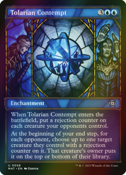 MTG Tolarian Contempt Showcase Foil ** MOM: The Aftermath ** English (NM) - Image 1