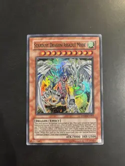 Yu-Gi-Oh! DP09-EN001 Stardust Dragon/Assault Mode (Unlimited) Super Rare, NM - Image 1