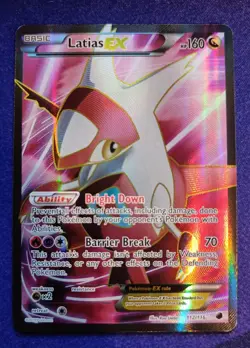 Pokemon TCG Latias EX Full Art Plasma Freeze Card 112/116 - Image 1
