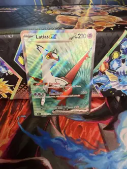 Pokemon TCG Surging Sparks Latias EX Full Art Rare Card #220/191 Near Mint - Image 1