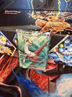 Pokemon TCG Surging Sparks Latias EX Full Art Rare Card #220/191 Near Mint - Image 3