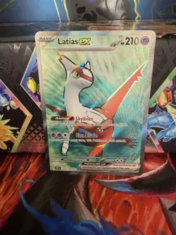Pokemon TCG Surging Sparks Latias EX Full Art Rare Card #220/191 Near Mint - Image 1