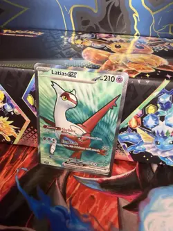 Pokemon TCG Surging Sparks Latias EX Full Art Rare Card #220/191 Near Mint - Image 2