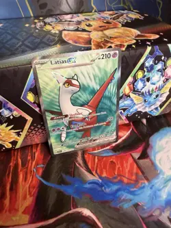 Pokemon TCG Surging Sparks Latias EX Full Art Rare Card #220/191 Near Mint - Image 3