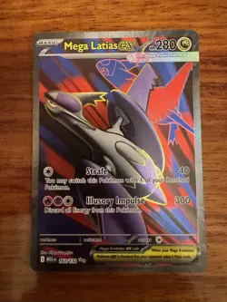 Pokemon TCG Mega Evolutions Latias EX Full Art Card 163/132 - Image 1