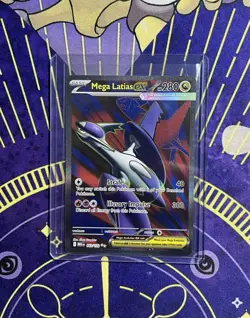 Mega Latias ex 163/132 Mega Evolutions Ultra Rare Full Art Pokemon TCG - Image 1