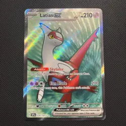 Pokemon TCG Surging Sparks Latias EX Full Art Rare Card #220/191 Near Mint - Image 1