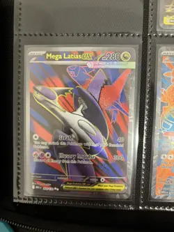 Mega Latias EX 163/132 Full Art Pokemon TCG Card NM Mega Evolution - Image 1
