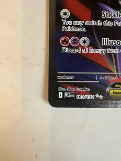 Pokemon TCG Mega Evolutions Latias EX Full Art Card 163/132 - Image 3