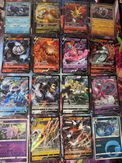 Pokemon 16 Card Lot nm V Max Mega Amazing Ex HOLO Rare Hits Only C35 - Image 1