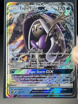 Tapu Fini GX - 39a/147 - Burning Shadows - Pokemon TCG - Alternate Art Rare - Image 1