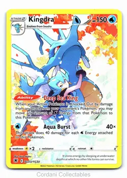Kingdra TG03/TG30 - Astral Radiance Trainer Gallery - Pokemon Card - Near Mint - Image 1