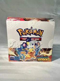 Pokemon TCG Scarlet & Violet Surging Sparks Booster Box Factory Sealed 36 Packs - Image 1