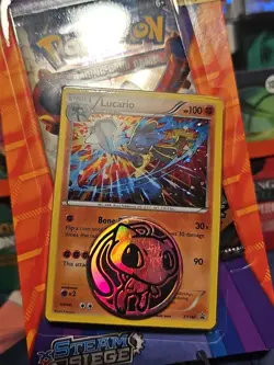 Pokemon LUCARIO XY Steam Siege Blister Pack Brand New Sealed - Image 2