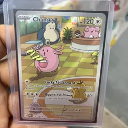 2024 POKEMON TWM EN-TWILIGHT MASQUERADE | ILLUSTRATION RARE CHANSEY 187 - Image 1