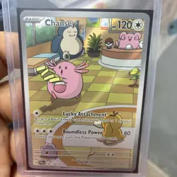 2024 POKEMON TWM EN-TWILIGHT MASQUERADE | ILLUSTRATION RARE CHANSEY 187 - Image 2