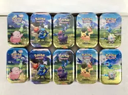 (LOT OF 10) Pokemon TCG Mega Evolutions Ascended Heroes Mini Tins Set NEW SEALED - Image 5