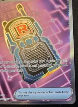 Team Rocket's Transceiver 263/217 Ultra Rare Ascended Heroes Pokemon TCG - Image 5