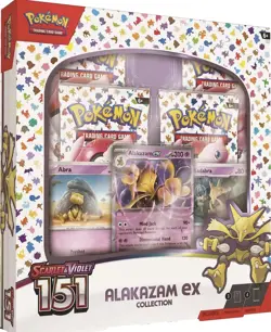 Pokemon Collection Box – Scarlet & Violet 151 (Alakazam EX, Promo, Boosters) - Image 1