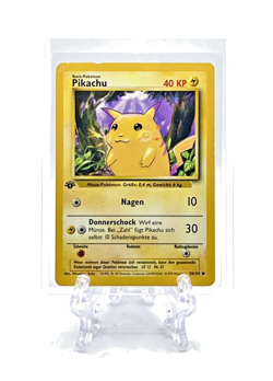 PIKACHU 1999 Pokemon TCG 1st Edition Germany #58/102 YELLOW CHEEKS ***CONDITION - Image 1